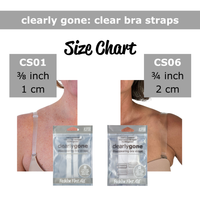 Clearly Gone: disappearing bra straps